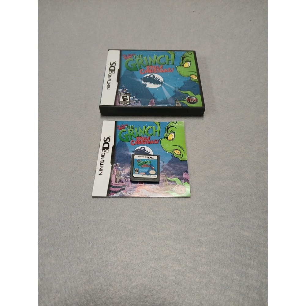 Dr. Seuss How the Grinch Stole Christmas (Nintendo DS, 2007)‎ CIB | Tested